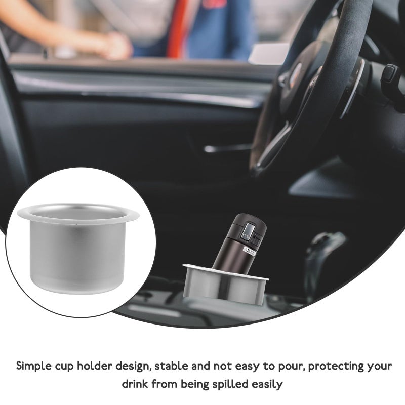 Stainless Steel Car Cup Holder Aluminum Recliner Handle Bottle Holder For Sofa Chair RV Vehicle - Image 4
