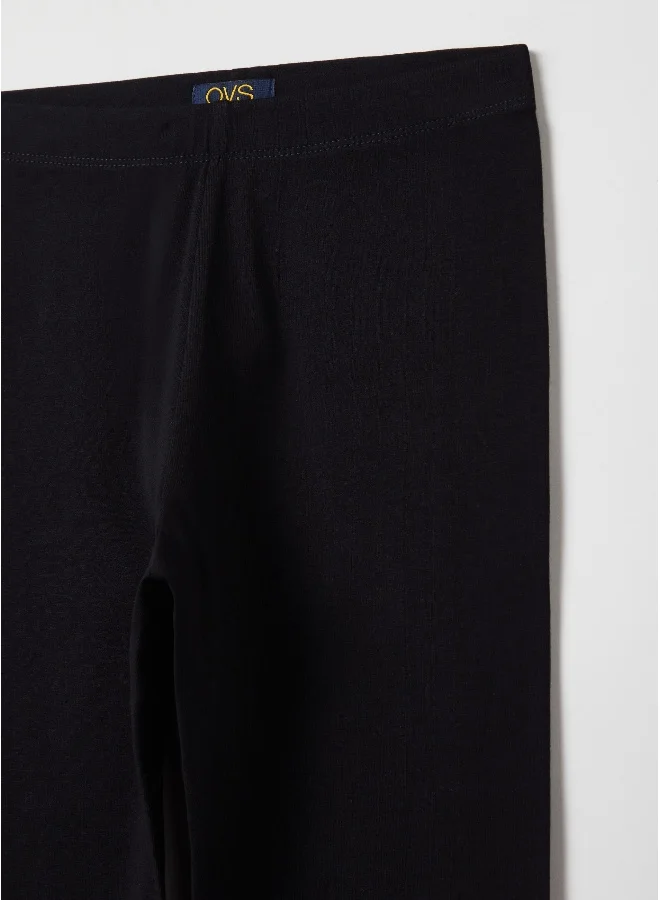 او في اس Stretch cotton leggings