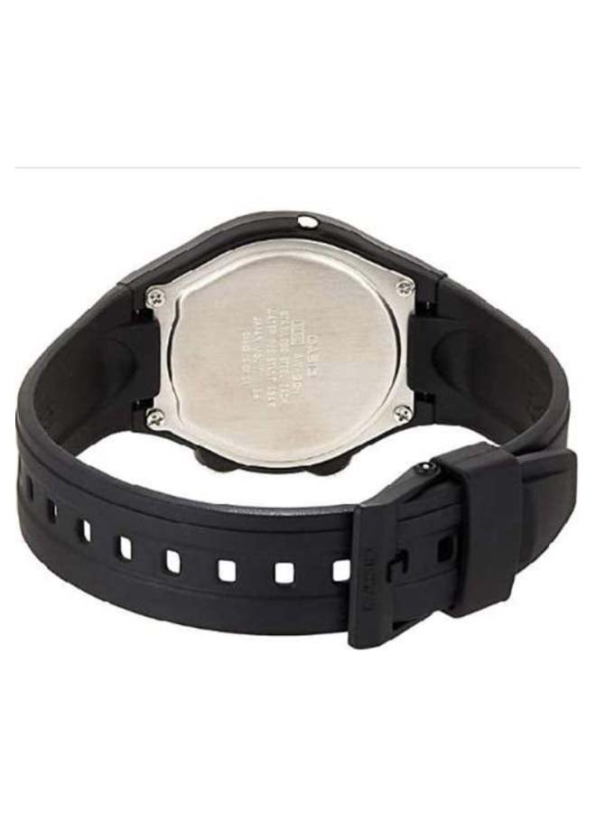 CASIO Men Dual Time Analog & Digital Watch AW-90H-7EVDF - 39 mm - Black - Image 2