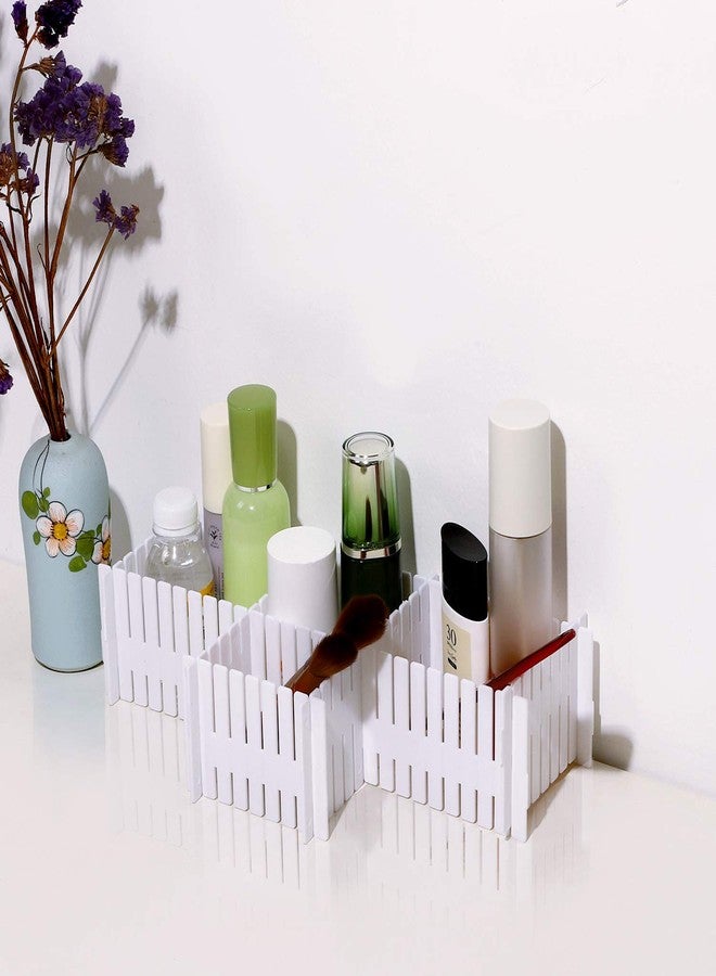 KINJOEK 48 PCS DIY Drawer Divider Organizers, Adjustable Plastic Desk Drawer Separators for Organizing Drawers Desktop, 48 White - Image 5
