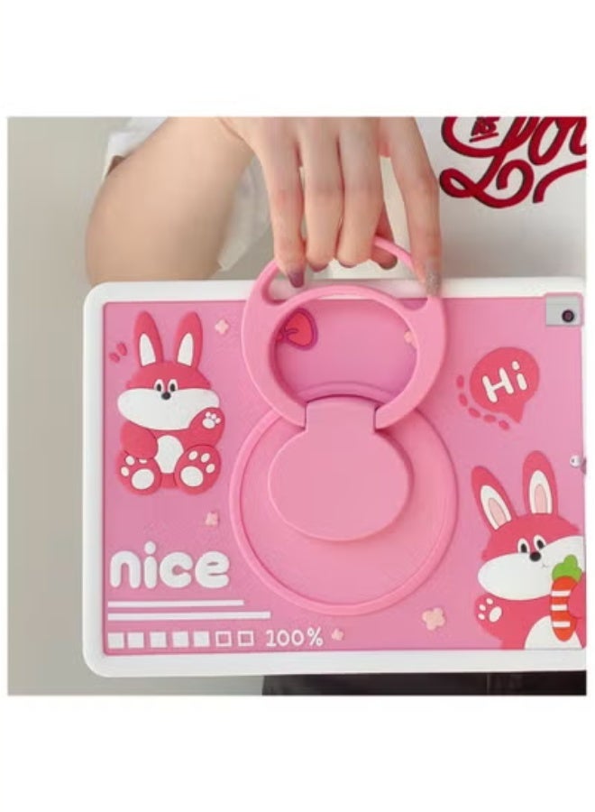 general Child Case for iPad 10th Gen 10.9 Inch 2022, 360° Rotatable Hand Strap/Stand, iPad 10th Gen Cute Cartoon Silicone Case - Image 3