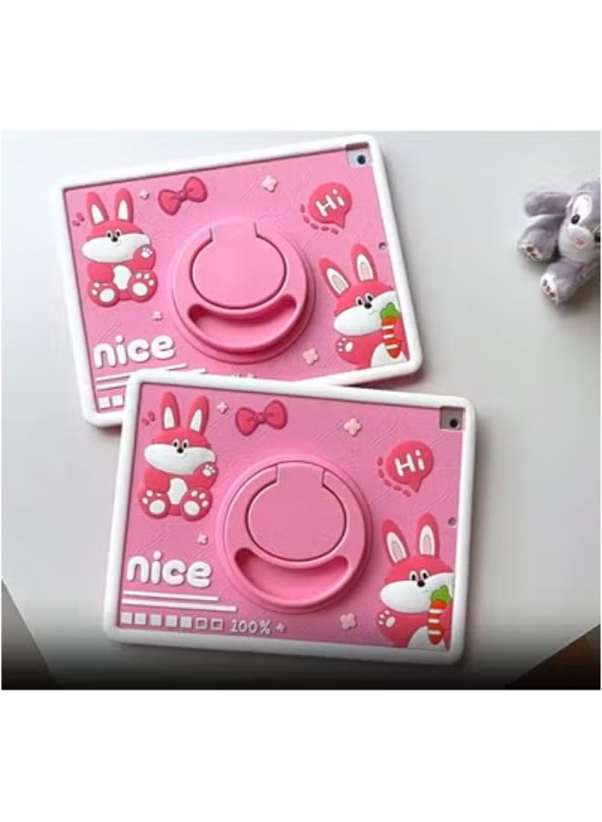 general Child Case for iPad 10th Gen 10.9 Inch 2022, 360° Rotatable Hand Strap/Stand, iPad 10th Gen Cute Cartoon Silicone Case - Image 4
