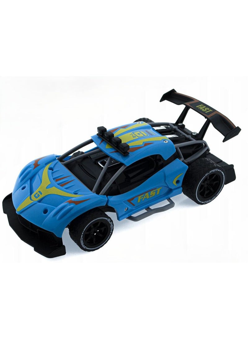 سيارة سباق ريموت كنترول للأطفال من Time Toys - تصميم رياضي عصري مع جهاز تحكم عن بعد، مقاس 27 سم، مثالية للهدايا والألعاب الخارجية - Image 1