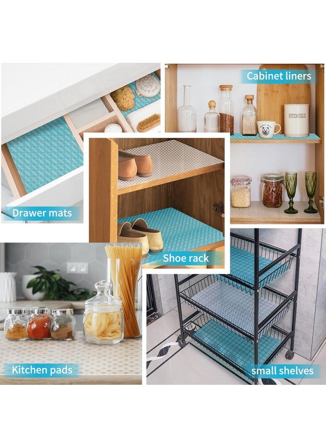 Bloss Cabinets Liners, 24" Clear Shelf Liners Refrigerator Liners, Easy to Clean Fridge Shelf Liners Non-Slip Refrigerator Mats for Shelves, Drawer Liners, Cupboard Liners 118" L - Image 2