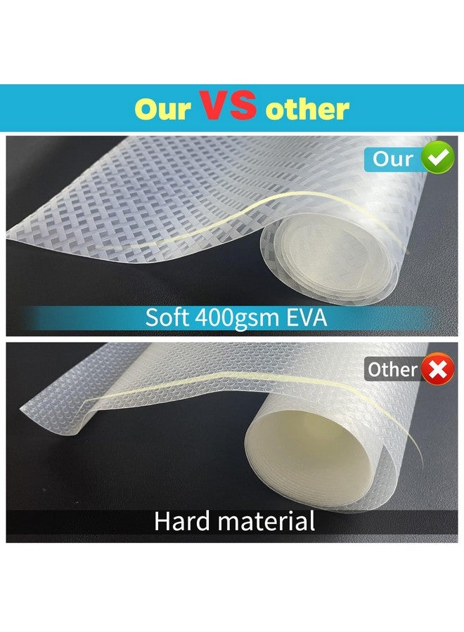 Bloss Cabinets Liners, 24" Clear Shelf Liners Refrigerator Liners, Easy to Clean Fridge Shelf Liners Non-Slip Refrigerator Mats for Shelves, Drawer Liners, Cupboard Liners 118" L - Image 5