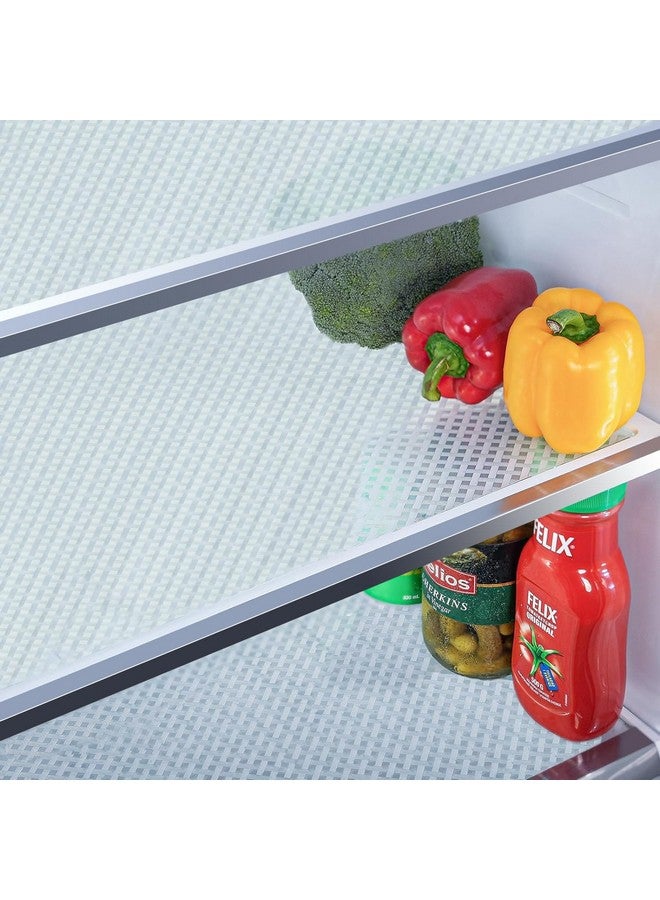 Bloss Cabinets Liners, 24" Clear Shelf Liners Refrigerator Liners, Easy to Clean Fridge Shelf Liners Non-Slip Refrigerator Mats for Shelves, Drawer Liners, Cupboard Liners 118" L - Image 1