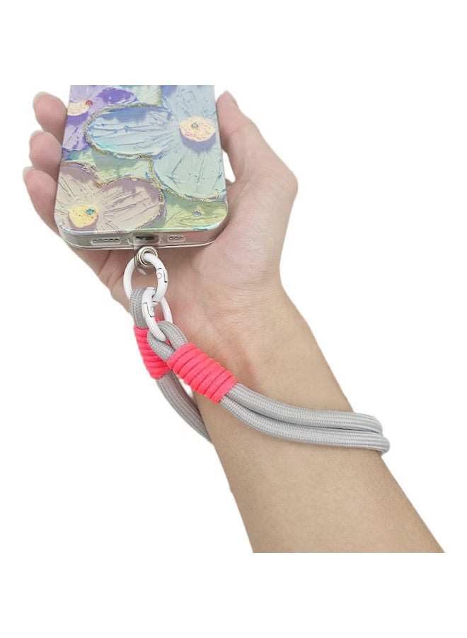 Sehan Shihan Phone Accessories Wrist Strap, Short Anti-Loss Anti-Drop Cord, Phone Strap Chain, Phone Case Strap, Suitable For Apple, Huawei, Oppo, Vivo, Xiaomi, Premium Gray Skin-Friendly Strap - Image 3
