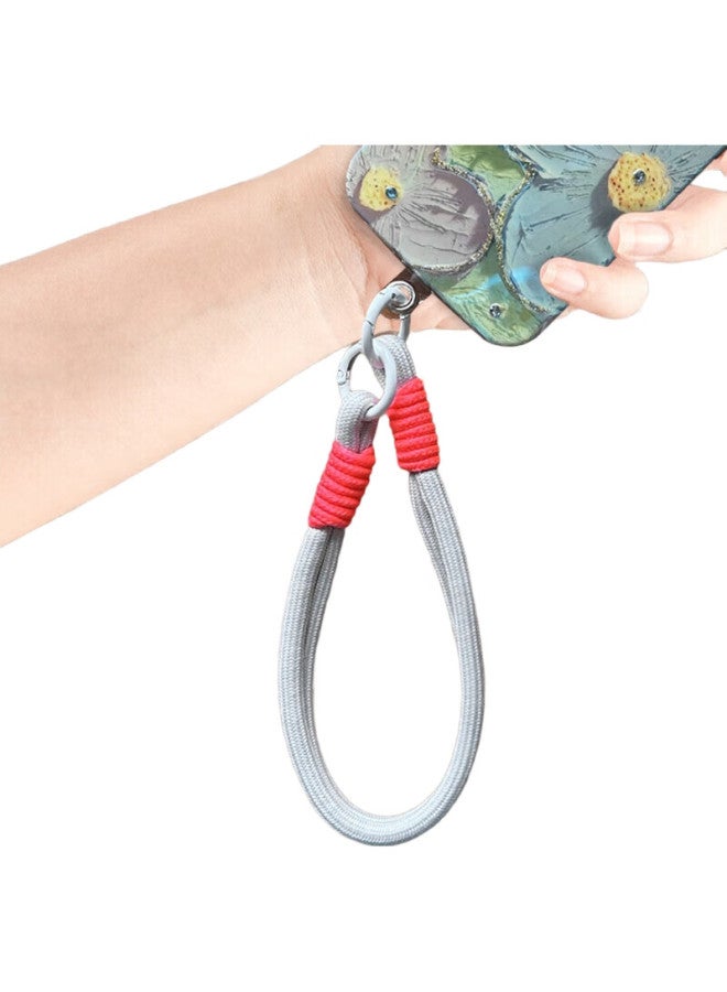 Sehan Shihan Phone Accessories Wrist Strap, Short Anti-Loss Anti-Drop Cord, Phone Strap Chain, Phone Case Strap, Suitable For Apple, Huawei, Oppo, Vivo, Xiaomi, Premium Gray Skin-Friendly Strap - Image 1