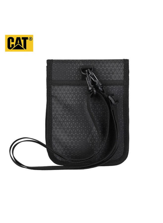 CAT حقيبة كتف قط، حقيبة هاتف صغيرة، حقيبة كروس بودي غير رسمية، حقيبة حزام عنق رياضية خارجية، قفل قابل للطي خفيف الوزن، أسود، 84717 - Image 2