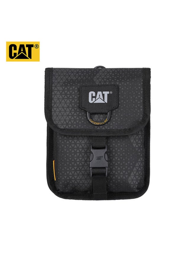 CAT حقيبة كتف قط، حقيبة هاتف صغيرة، حقيبة كروس بودي غير رسمية، حقيبة حزام عنق رياضية خارجية، قفل قابل للطي خفيف الوزن، أسود، 84717 - Image 1