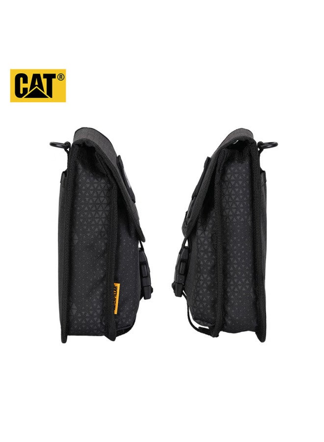 CAT حقيبة كتف قط، حقيبة هاتف صغيرة، حقيبة كروس بودي غير رسمية، حقيبة حزام عنق رياضية خارجية، قفل قابل للطي خفيف الوزن، أسود، 84717 - Image 3