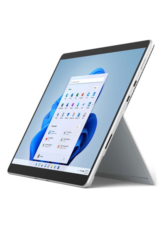 Microsoft Surface Pro 8 Laptop With 13-Inch Full HD (2880x1920) Display,Core i7-1185G7 Processor/16GB RAM/256GB SSD/Intel Iris XE Graphics/Windows 11 Pro English/Arabic Platinum - Image 1