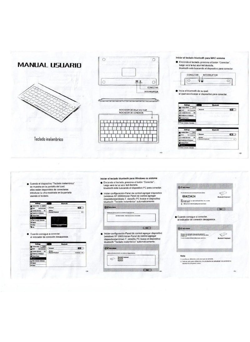 Mikuso Ultra-Slim Wireless Bluetooth Keyboard | Compatible with iPad, iPhone, MacBook, Windows PC, Samsung & More – White