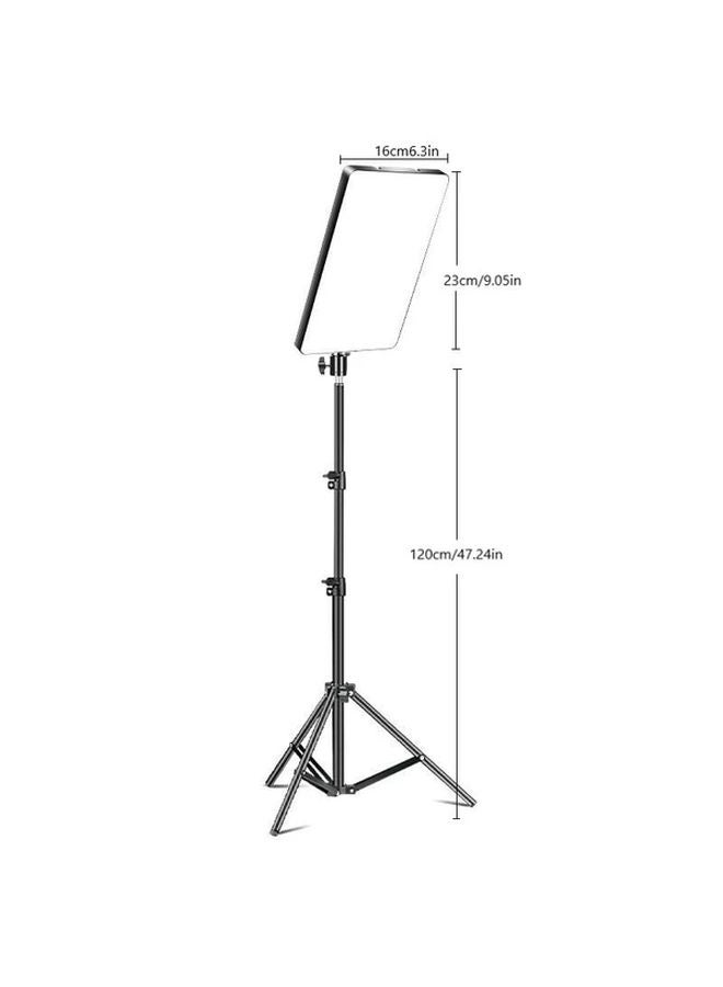 ضوء حلقة بث مباشر مقاس 10 بوصة مع حامل 47-24 بوصة لمكياج التجميل وتصوير تيك توك على الهاتف المحمول - Image 1