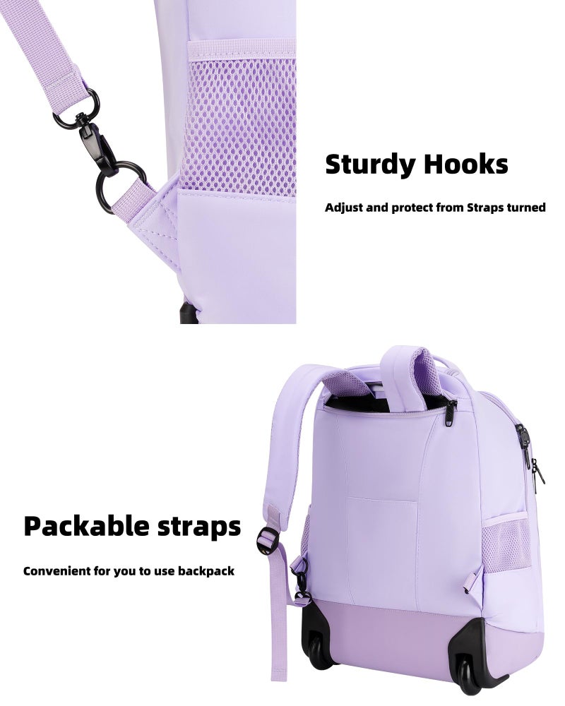 MATEIN Demix One-Size Sand Backpack â€“ Water-Repellent, 15L Capacity with Laptop Pocket, Front Zip Pocket, and Side Mesh Pockets for Workouts and Travel - Image 2