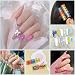 SANNIX 120 Pcs Kawaii Nail Charms - Gummy Bear Resin Charms for Nail Decoration (8 Colors) - Image 3