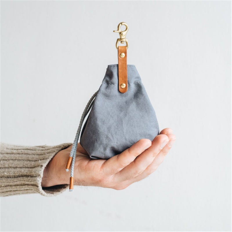 Canvas Pet Food Storage Drawstring Bag - Image 4