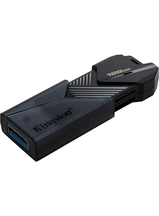 Kingston DataTraveler Exodia Onyx USB Flash Drive, 128GB Storage Capacity, USB 3.2 Gen 1 Compliant, Moving Cap Design, Integrated Key Loop, Black | DTXON/128GB - Image 1