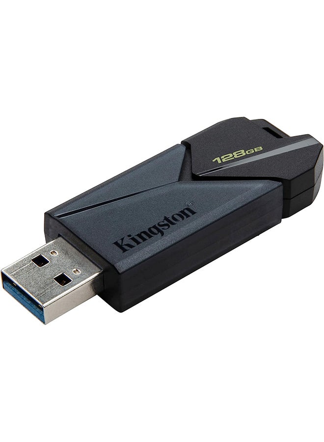 Kingston DataTraveler Exodia Onyx USB Flash Drive, 128GB Storage Capacity, USB 3.2 Gen 1 Compliant, Moving Cap Design, Integrated Key Loop, Black | DTXON/128GB - Image 2