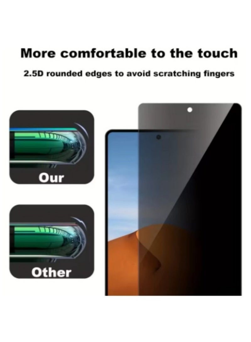 2 in 1 for Samsung Galaxy A56 5G Privacy Screen Protector with Camera Lens Film,  Anti-spy Tempered Glass, Anti Scratch Screen Protector Film