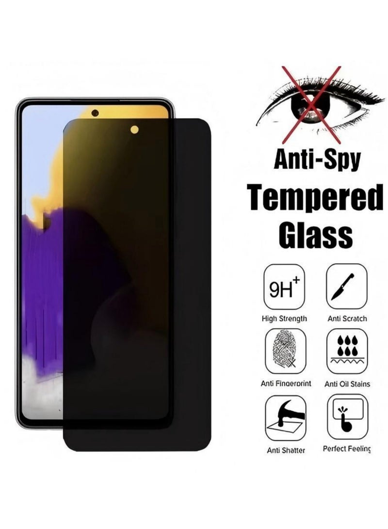 2 in 1 for Samsung Galaxy A56 5G Privacy Screen Protector with Camera Lens Film,  Anti-spy Tempered Glass, Anti Scratch Screen Protector Film