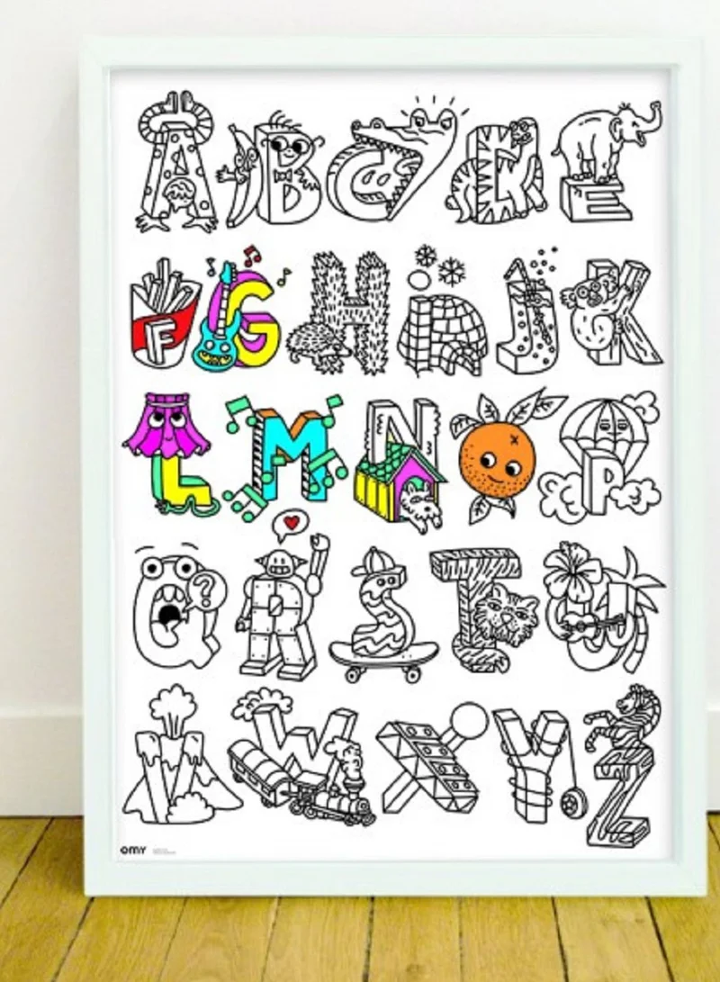 Caramel and Sun Large Poster Abc
