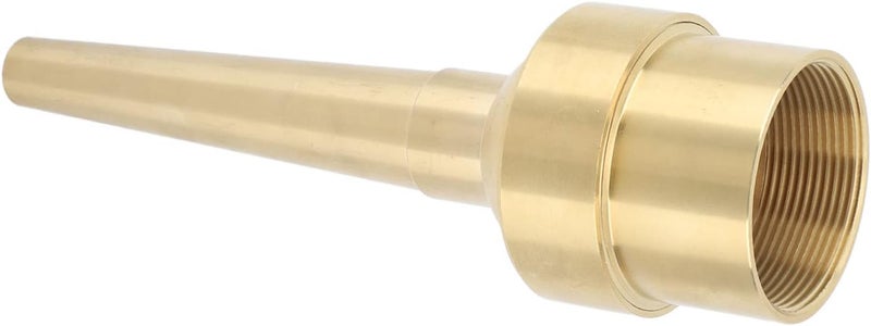Straight Fountain Nozzle, Durable Brass, G2.5in, Universal Direct Jet Fountain Nozzle - Large Spray Volume, Wide Spray Range, Ideal for Lawns and Water Features (G2.5in) - Image 2