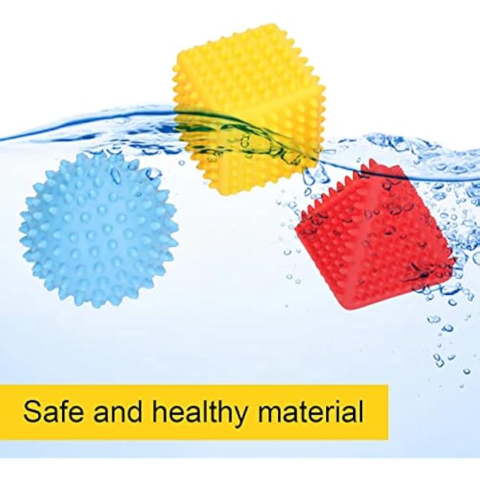 RIZGHWOY Sensory Balls Set for Development of Vision Skills Soft Plastic for Baby Safe Baby Ball Set for 6 Months - Image 5