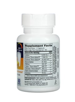 ENZYMEDICA Lacto, Most Advanced Dairy Digestion Formula, 30 Capsules  - Image 2