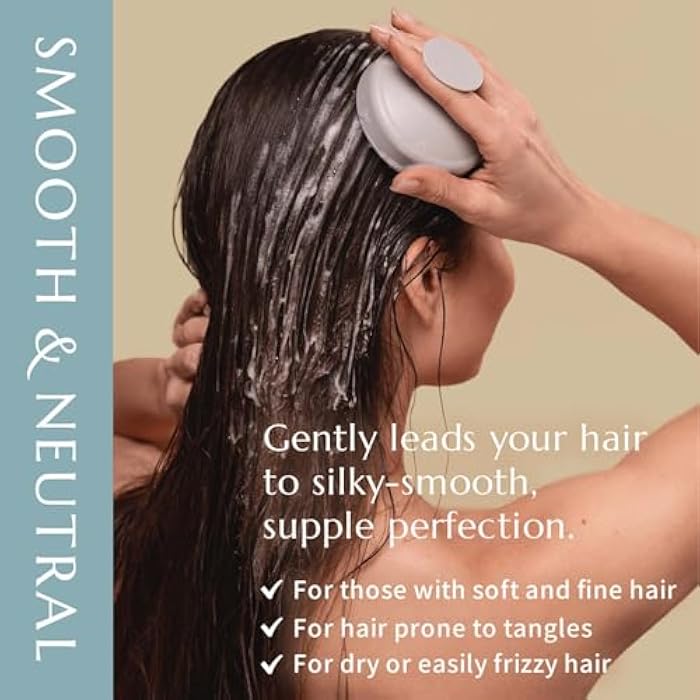 LIKOA, Smooth and Neutral Shampoo and Treatment Set, Vegan, Halal, Lightweight Moisture for Fine, Dry, or Tangle-Prone Hair, Botanical Hair Care, White Floral Scent, Made in Japan, 16.9/17.64 Fl oz - Image 4