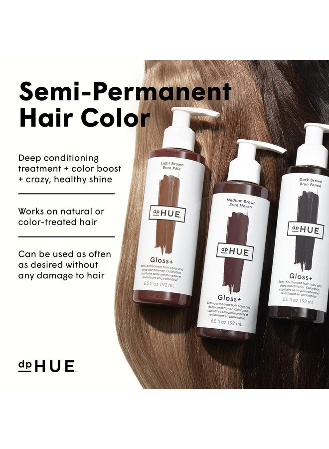 dpHUE Gloss+, Cool Medium Brown - 6.5 oz (8-12 Applications) - Semi-Permanent Hair Color & Conditioner - Lasts Up to Eight Washes - Paraben, SLS & SLES Sulfate Free - Vegan, Leaping Bunny Certified - Image 4