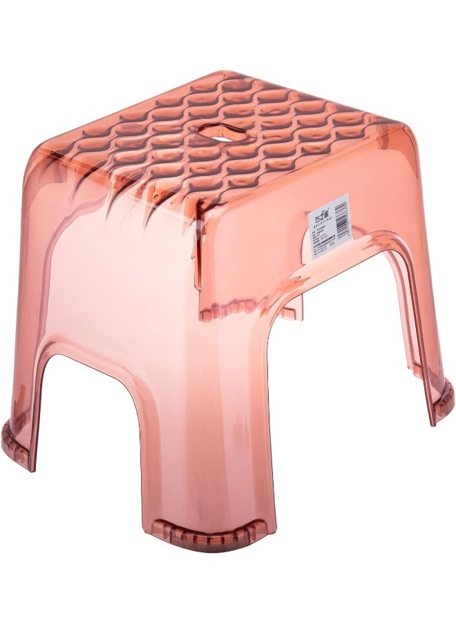 AKDC AKDC Transp Stool Small 24Cm X 28Cm X 28Cm Orange  - Image 2