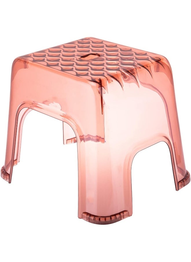 AKDC AKDC Transp Stool Small 24Cm X 28Cm X 28Cm Orange  - Image 3