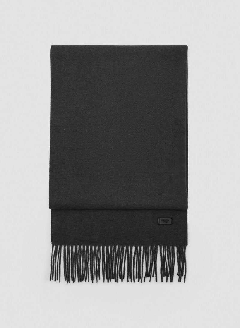 مانجو مان وشاح سادة بشراشيب - Image 1