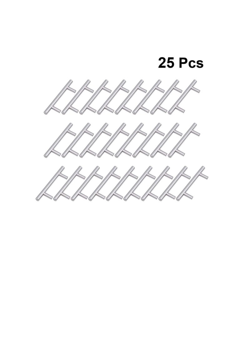 Vosarea 25Pcs Stainless Steel Cabinet Pull Handles Furniture Bar Handles for Drawer Dresser Cupboard - Image 2