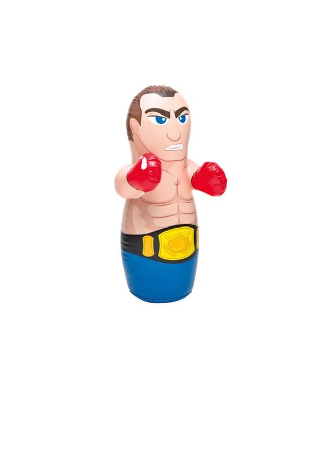 INTEX 3D Inflatable Assorted Boxer and Wrestler Bop Bags Multicolor 91 x 72cm 44672 - Image 1