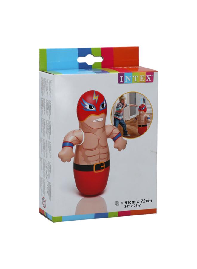 INTEX 3D Inflatable Assorted Boxer and Wrestler Bop Bags Multicolor 91 x 72cm 44672 - Image 4