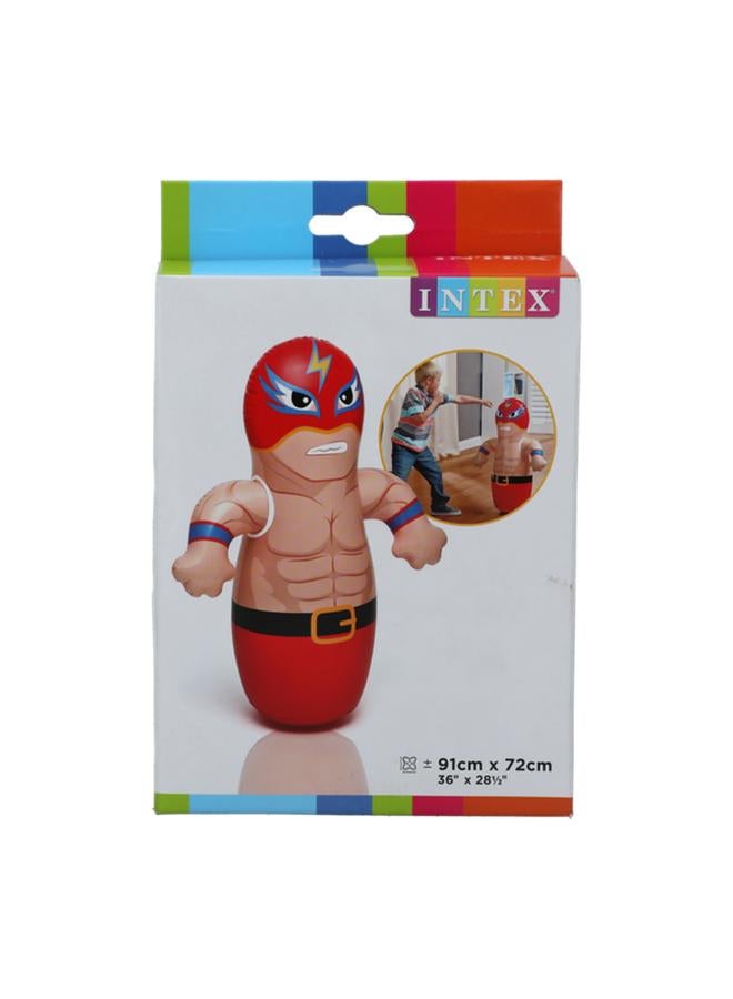 INTEX 3D Inflatable Assorted Boxer and Wrestler Bop Bags Multicolor 91 x 72cm 44672 - Image 2