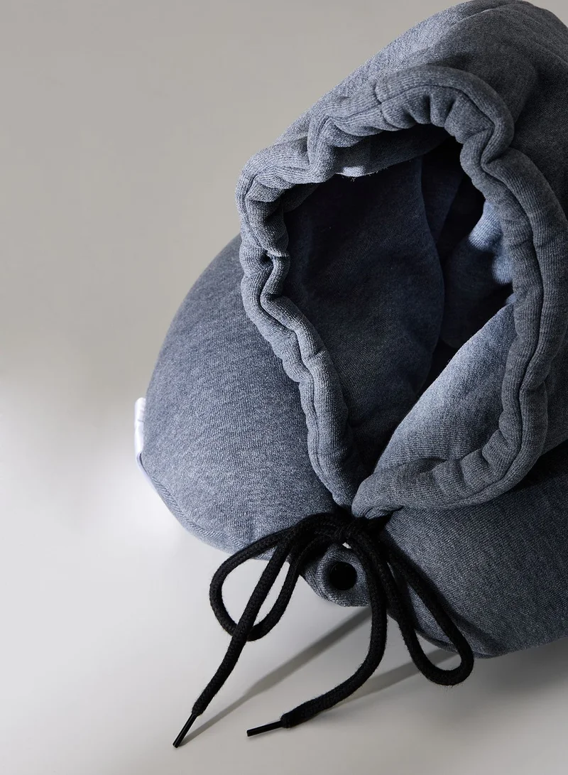 Typo Travel Pillow With Hood