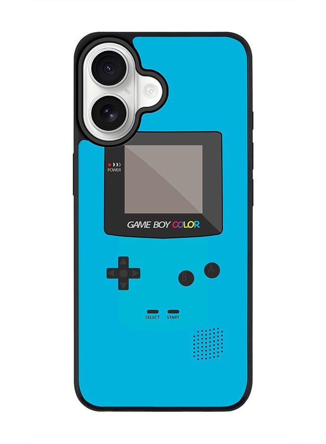 Stylizedd iPhone 17 Case, [Compatible with MagSafe] Slim Magnetic cover Phone Case iPhone 17 -Gameboy Color - Blue - Image 1