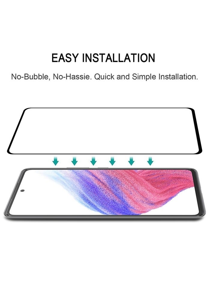 تيمبرد غلاس واقي شاشة من الزجاج المقوى ذو حافة سوداء متوافق مع هاتف Infinix Smart 8 - Image 5