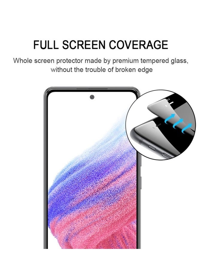 تيمبرد غلاس واقي شاشة من الزجاج المقوى ذو حافة سوداء متوافق مع هاتف Infinix Smart 8 - Image 2