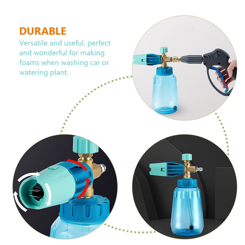 High Pressure Adjustable Car Foams with Connector and Bottle for Car Wash - Image 4
