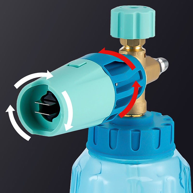 High Pressure Adjustable Car Foams with Connector and Bottle for Car Wash - Image 1