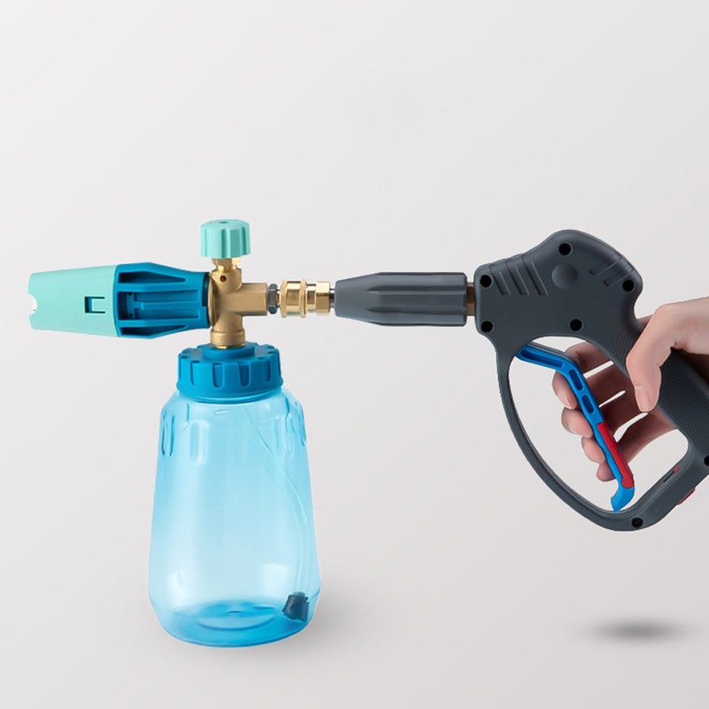 High Pressure Adjustable Car Foams with Connector and Bottle for Car Wash - Image 2