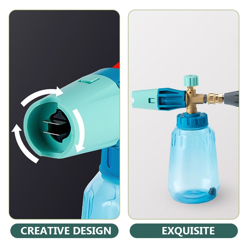 High Pressure Adjustable Car Foams with Connector and Bottle for Car Wash - Image 3