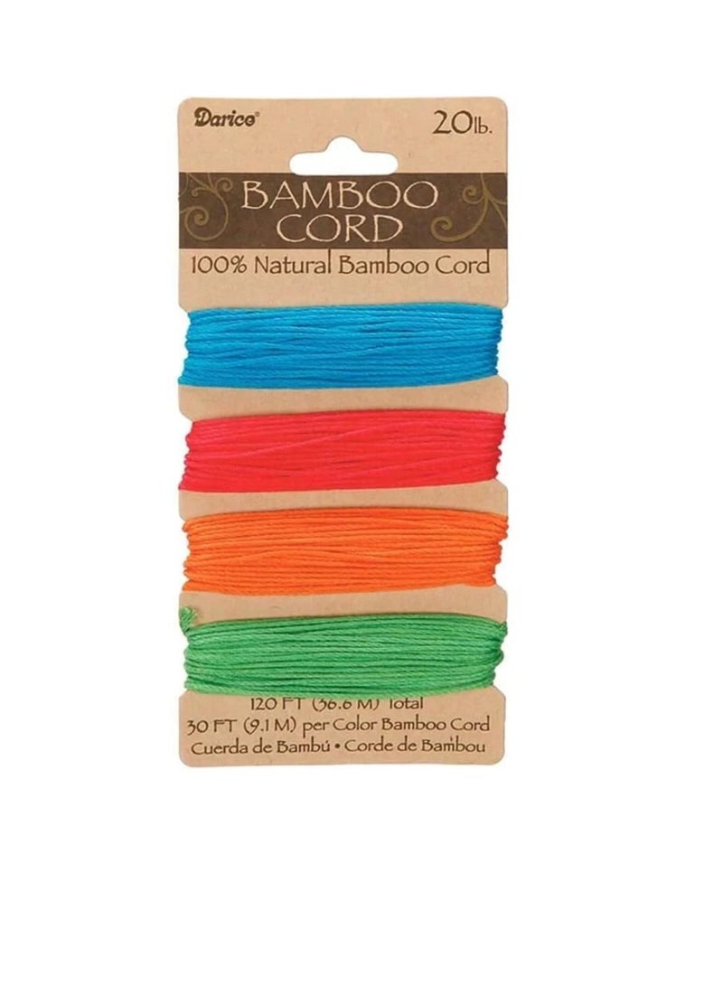 BAMBOO CORD SET NEON COLOR 20LB - Image 1