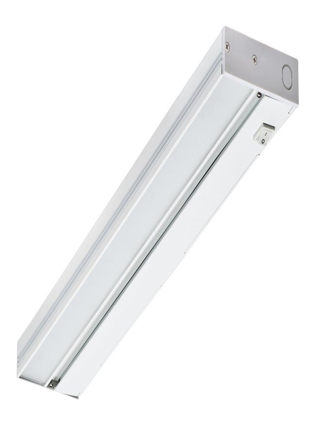 نيكور مصباح إضاءة NICOR Lighting LED أبيض قابل للتعتيم مقاس 21 بوصة يُوضع أسفل الخزانة بدرجة حرارة لون 4000 كلفن (NUC-4-21-DM-W-4W) - Image 1