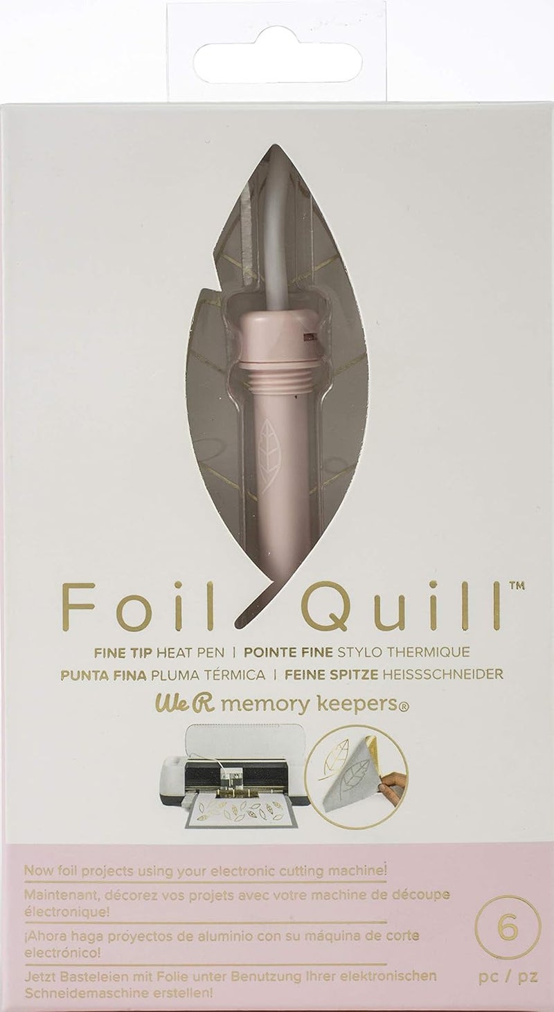 Foil Quill Fine Tip Pen, Make Custom Designs for Planners, Journals, Cards, Scrapbook Pages, and More, Heat-Resistant Grip, On-The-go USB Plug, Craft Projects