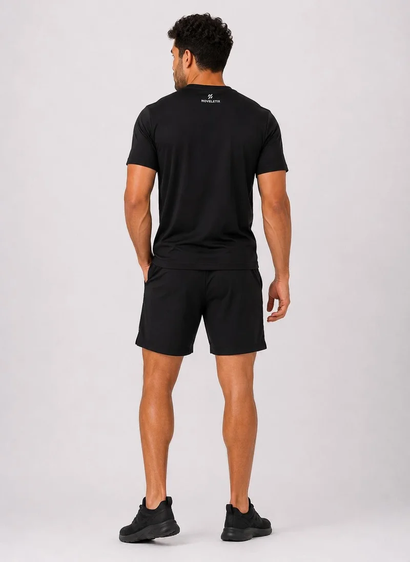 Moveletix Black Men's Training Set Black for Men | Best Price UAE